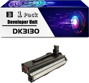 DK3130 Developer Unit is Compatible for Kyocera ECOSYS M3550idn M3560idn FS-4100DN FS-4200DN FS-4300DN Printers, High Yield 250000 Pages, with Chip for Long-Lasting Durability (1 Pack Black)