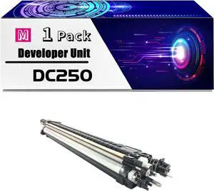 DC250 Developer Unit is Compatible for Xerox DocuColor 240 242 250 252 260 WorkCentre 7655 7665 7675 7755 7765 Printers (1 Pack Magenta)