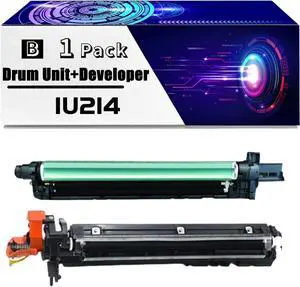 IU214 Drum Unit+Developer Unit+Carrier is Compatible for Konica Minolta bizhub C227 bizhub C287 Printers, High Yield 44000 Pages, with Chip for Long-Lasting Durability (1 Pack Black)