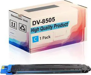 DV-8505 Developer Unit Compatible for Kyocera TASKalfa 4550ci 5550ci Printers, High Yield 600000 Pages, Print More Pages (Cyan)
