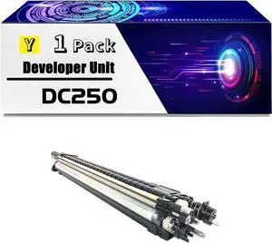 DC250 Developer Unit is Compatible for Xerox DocuColor 240 242 250 252 260 WorkCentre 7655 7665 7675 7755 7765 Printers (1 Pack Yellow)