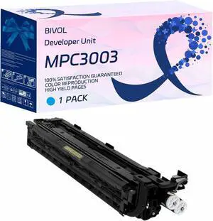 BIVOL MPC3003 Developer Unit Compatible for Ricoh MP C3003 C3503 C4503 C5503 C6003 Printers, High Yield 170000 Pages (1 Pack Cyan)