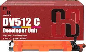 VERIMP DV512 Developer Unit Compatible for Konica Minolta DV-512 A2XN03D A2XN0KD A2XN0ED A2XN08D Developer Unit Work for Bizhub C224 C284 C364 C454 C554 Printers 1 Cyan Pack