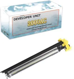 High Yield 2000AC Developer Unit Replacement Compatible for Toshiba 2000AC 2500A 2505AC 3005AC 3505AC 4505AC 5005AC Printer Yellow