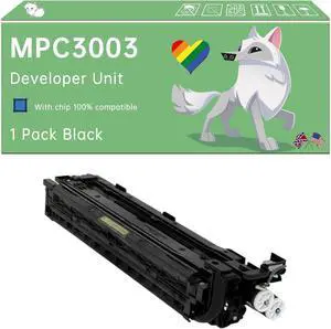 MPC3003 Developer Unit Compatible with Ricoh MP C3003 C3503 C4503 C5503 C6003 Printers, Enhanced Durability, Ideal for High-Volume Printing (1 Pack Black)