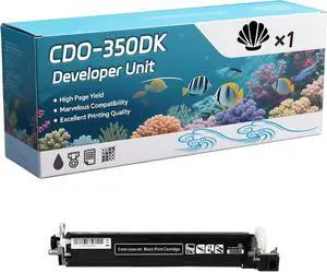 CDO-350DK Developer Unit Compatible for Pantum CP2510DN CM7115DN CM7000FDN Printers, Capacity 30000 Pages, with Chip, Stable Output (1 Pack Black)