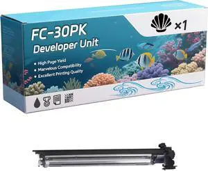 FC-30PK Developer Unit Compatible for Toshiba E-Studio 305CS 305CP 306CS Printers, Capacity 80000 Pages, with Chip, Stable Output (1 Pack Black)