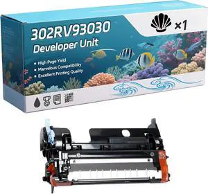 302RV93030 Developer Unit Compatible for Kyocera ECOSYS M2040dn M2540dw M2635dw M2640idw P2040dw P2235dw Printers, Capacity 100000 Pages, with Chip, Stable Output (1 Pack Black)