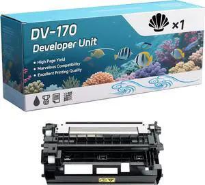 DV-170 Developer Unit Compatible for Toshiba ECOSYS M2035dn M2535dn P2135d P2135dn Printers, Capacity 100000 Pages, with Chip, Stable Output (1 Pack Black)