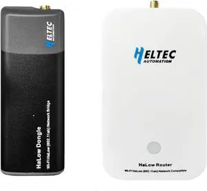 Heltec Wi-Fi HaLow Dongle Wireless Bridge 802.11ah Network Booster Long Range Wireless Access Extender Ethernet Bridge Repeater (STA+HT-H7608)