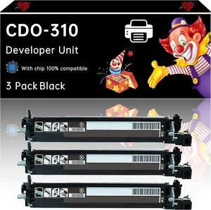 CDO-310 Developer Unit Compatible with Pantum CM7107DN CP2507DN Printers, Enhanced Durability, Ideal for High-Volume Printing (3 Pack Black)