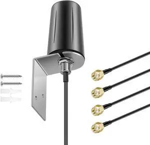 4x4 MIMO Omnidirectional Low Profile Wide-Band 4G LTE 5G External Antenna for Boosts Performance of 4G/5G Routers Gateways Hotspot Verizon AT&T T-Mobile RV Home Internet, Slinkdsco