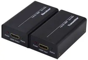 Liquor New Signal Long Range Router Network Extender by Cat 5e/6 Cable Up to 60m/196ft Supports 1080p 3D 110-220V