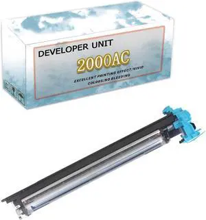 High Yield 2000AC Developer Unit Replacement Compatible for Toshiba 2000AC 2500A 2505AC 3005AC 3505AC 4505AC 5005AC Printer Cyan