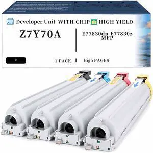 Z7Y70A Developer Unit Compatible for HP E77830dn E77830z MFP Printers 1Pack