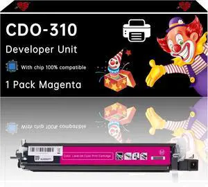 CDO-310 Developer Unit Compatible with Pantum CM7107DN CP2507DN Plus Printers, Enhanced Durability, Ideal for High-Volume Printing (1 Pack Magenta)