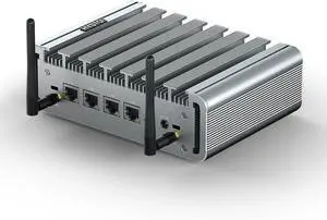 HYSTOU Firewall N100 Mini PC 8GB Ram DDR5 128GB NVMe SSD Firewall Appliance 4 x 2.5gbe LAN for Router Network