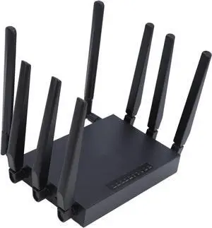 5G CPE Router, WiFi6 Dual Band Router with 8 Antennas, WiFi6 1000Mbps Gigabit Ethernet Network 5G Router (US Plug 100240V)