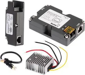 PoE Ethernet Adapter for Network V2 Router Desktop Laptop 12V to 48V Converter