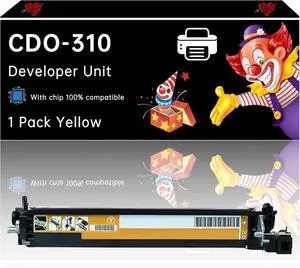 CDO-310 Developer Unit Compatible with Pantum CM7107DN CP2507DN Printers, Enhanced Durability, Ideal for High-Volume Printing (1 Pack Yellow)