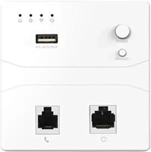 Wirieless 86 Panel Ap 300M Access Point Wf Extender 2.4Ghz in Wall Router with Usab Power Charging for Network Coverage