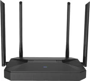 Office Home 4 Network Port Whole House WiFi Router Full Netcom 4G Plug-in Card WiFi Router 300m, black
