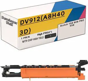 DV912(A8H403D) Developer Unit Compatible for Konica Minolta Bizhub 758 808 PRO 958 Printers 1Pack