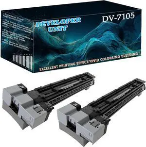with Chip DV-7105 Developer Unit Replacement DV7105 (302NL93030) Compatible for Kyocera TASKalfa 3010i 3011i 3510i 3511i Printer, Estimated Yield 300000 Pages 2 Pack