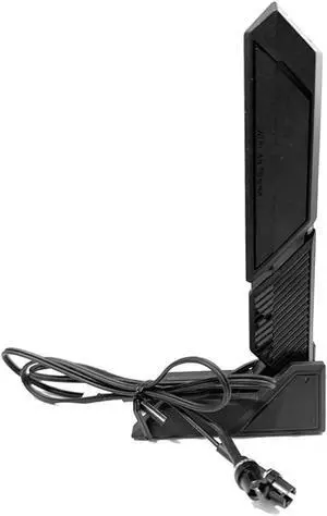WiFi 7 WiFi Antenna 2.4G 5G 6G Dual Band Magnetic Base WiFi 6E WIFI7 for ASUS ROG Strix Z790 X890 Z890 B850 Gaming Motherboard PC Desktop Computer Wi-Fi 7 Wireless Network Card WiFi Router Black
