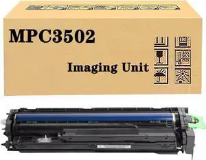 QUNINE MP C3502 Compatible Imaging Unit (with Developer Unit) for Ricoh Aficio MP C3002 MP C3502 MP C4502 MP C4502A MP C5502 Printer, High Yield 120,000 Pages Yellow