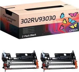 Compatible for Kyocera 302RV93030 Developer Unit Work for Kyocera ECOSYS M2040dn M2540dw M2635dw M2640idw P2040dw Printers (2-Pack Black)