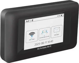 5G Mobile Hotspot, Portable WiFi Hotspot for Travel in 80+ Countries, Multi-Carrier Network, Ultra High Speed Mobile Hotspot Device, 16 Connected Devices, SIM not Included