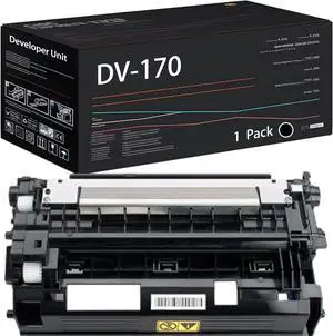 DV-170 Developer Unit Compatible for Kyocera ECOSYS M2035dn M2535dn FS-1035MFP FS-1135MFP Printers, with Chip, High Yield 50000 Pages, High-Definition Printing (1 Pack Black)