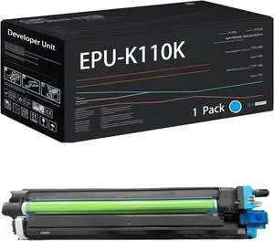 EPU-K110K Developer Unit Compatible for Toshiba E Studio 4515AC 5015AC Printers, with Chip, High Yield 400000 Pages, High-Definition Printing (1 Pack Cyan)