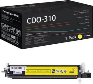 CDO-310 Developer Unit Compatible for Pantum CM7107DN CP2507DN Plus Printers, with Chip, High Yield 225000 Pages, High-Definition Printing (1 Pack Yellow)