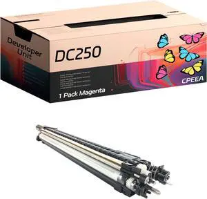 Compatible for Xerox DC250 Developer Unit Work for Xerox DocuColor 240 242 250 252 260 WorkCentre 7655 7665 7675 7755 7765 Printers (1 Pack Magenta)