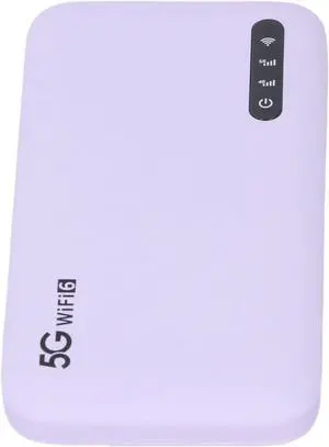5G Mobile Hotspot Device, Portable WiFi Hotspot with Nano SIM Card Slot Support 16 Devices 6100mAh Battery for Travel, WiFi6 Travel High Speed Computer Routers