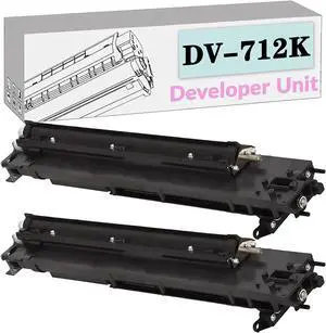 PUCIO Compatible A9K703D DV-712K Developer Unit, Replacement Suitable for Konica Minolta C659 C759 Printers 2 Pack