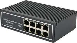 8 Port Gigabit Ethernet Unmanaged Switch, Home Network Hub, Office Ethernet Distributor, Plug and Play, Desktop PC Accessories