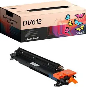 DV612 Developer Unit Compatible with Konica Minolta bizhub 552 652 C452 C552 C552DS C652 C652DS Printers, High Yield 1240000 Pages (Black)