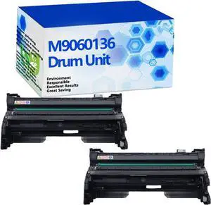 for Ricoh SP4520DN Compatible Drum Unit Replacement, Work with MP402SPF SP4520DN MP401SPF Printer Accessories, Compatible M9060136 Image Drum Developer,Black-2 pcs
