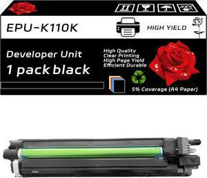 EPU-K110K Developer Unit Compatible for Toshiba E Studio 4515AC 5015AC Printers, with Chip, High Yield 400000 Pages, Clear Printing (1 Pack Black) EPU-K110K Developer Unit Compatible for Toshiba E Studio 4515AC 5015AC Printers, with Chip, High Yield 400000 Pages, Clear Printing (1 Pack Black)