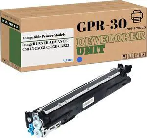 GPR-30 GPR30 Developer Unit Replacement for Canon ImageRUNNER Advance C5045 C5051 C5250 C5255 Printer (1-Pack Cyan)
