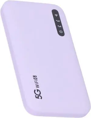 5G Mobile Hotspot, Portable Travel Hotspot Dual Band WiFi with Nano SIM Card Slot, Router IP67 Built in 1T4R 5G Antenna, Support 16 Devices (SIM Card Not Included)