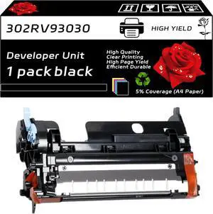 302RV93030 Developer Unit Compatible for Kyocera ECOSYS M2040dn M2540dw M2635dw M2640idw P2040dw P2235dw Printers, with Chip, High Yield 100000 Pages, Clear Printing (1 Pack Black)
