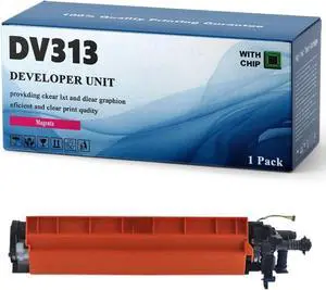 DV-313 Developer Unit Replacement for DV313 Black Developer Units Compatible for Konica Minolta Bizhub 308 368 C368 C258 C458 C558 C658 458 558 C308 Printers(Magenta)