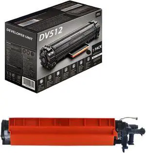 Compatible for Konica Minolta Bizhub C224 C224e C284 C284e C364 C364e C454 C454e C554 C554e Printers,DV512 Developer Unit ,High Yield 600000 Pages (Black)