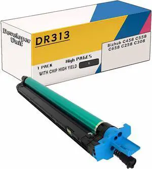 DR313 Developer Unit Compatible for Konica Minolta Bizhub C458 C558 C658 C258 C308 Printers 1Pack