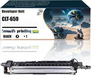 Replacement Parts Developer Unit CLT-659 Compatible with Samsung MultiXpress CLX-8640ND CLX-8650ND Printers, Contains Chip and Clear Printing (1 Pack Black)