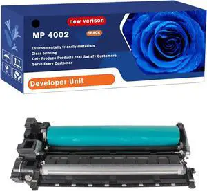 MP 4002 Developer Unit Compatible for Ricoh Aficio MP 4000 4000B 4002SP 5000 5000B 5001 5002 5002SP Printers, Print Up to 250000 Pages, Bright Colors (1 Pack Black)